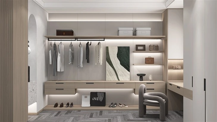 Open Wardrobe with Drawers Open Wardrobe with Drawers