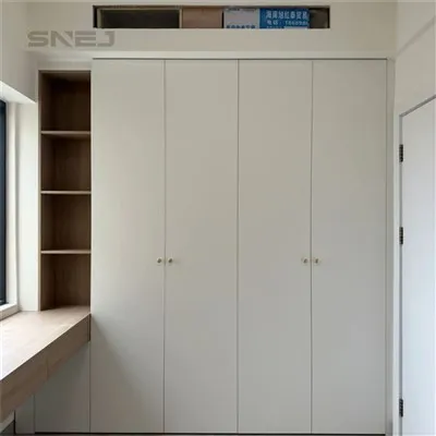 Placards avec portes et étagères